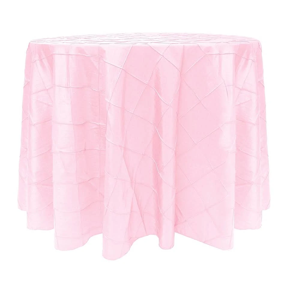 Bombay 72-inch Round Tablecloth in Bubble Gum Pink