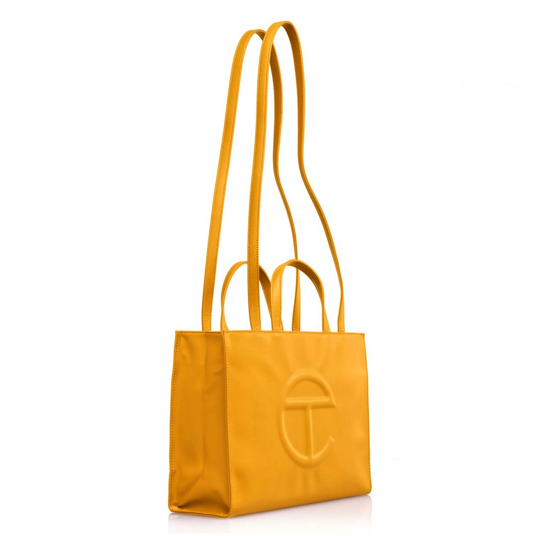 Medium Mustard Shopping Bag