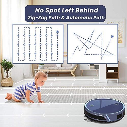 OKP K7 Robot Vacuum Cleaner with 120mins Runtime