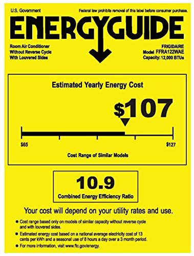 12,000 BTU 115V Window-Mounted Compact Air Conditioner with Remote Control