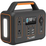 ALLWEI Portable Power Station, 300W/Peak 600W Solar Generator 280Wh/78000mAh