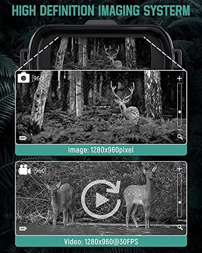VONGFONG Night Vision Binoculars,Digital Infrared Binoculars with Night Vision