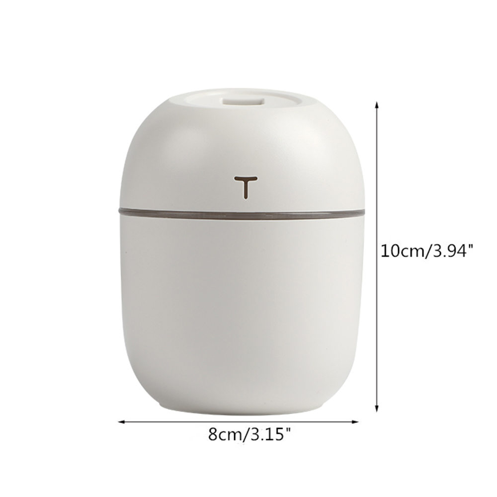 200ML Mini Ultrasonic Air Humidifier Romantic Light USB Essential Oil Diffuser Car Purifier Aroma Anion Mist Maker With LED Lamp