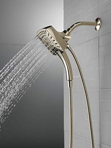Dual Hand Held Shower Head with Hose, Magnetic Docking Handheld Shower