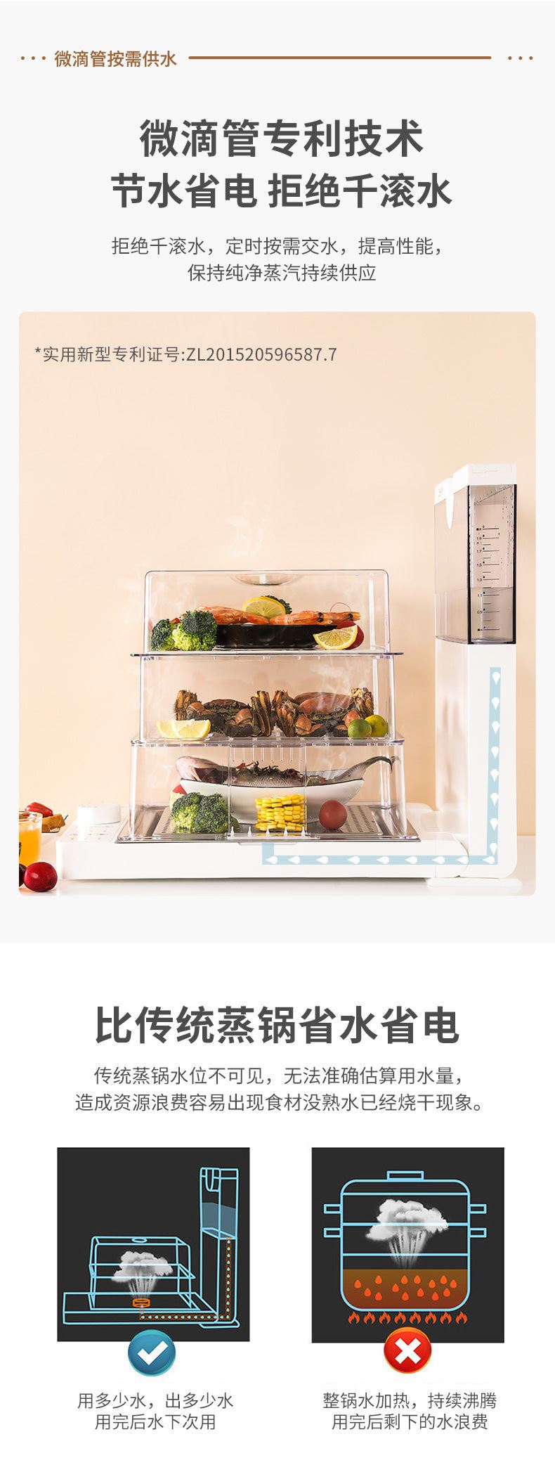 Electric Vegetable Steamer Cooking Steam Cooker Collapse Kitchen Layer Dumplings Sausage Powder Machine Steaming Food