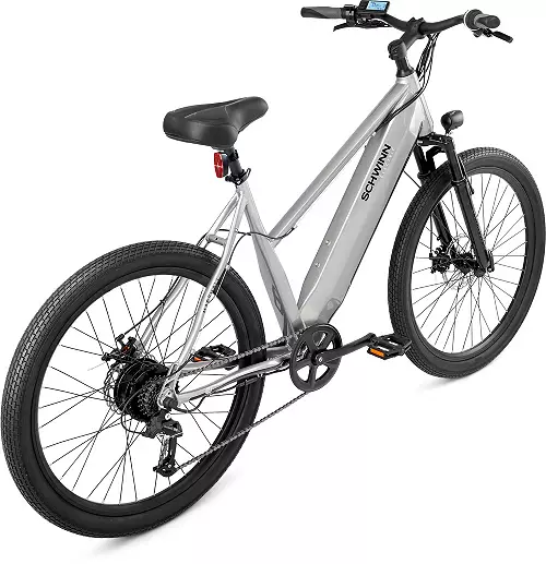 Schwinn Adult Marshall 27.5” Step-Thru Electric Hybrid Bike