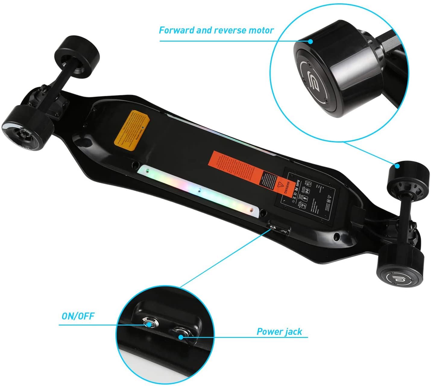 JKING Electric Skateboard Electric Longboard Skateboard