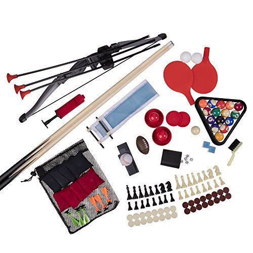 Triumph 13-in-1 Combo Game Table Includes Basketball, Table Tennis,  Launch Football