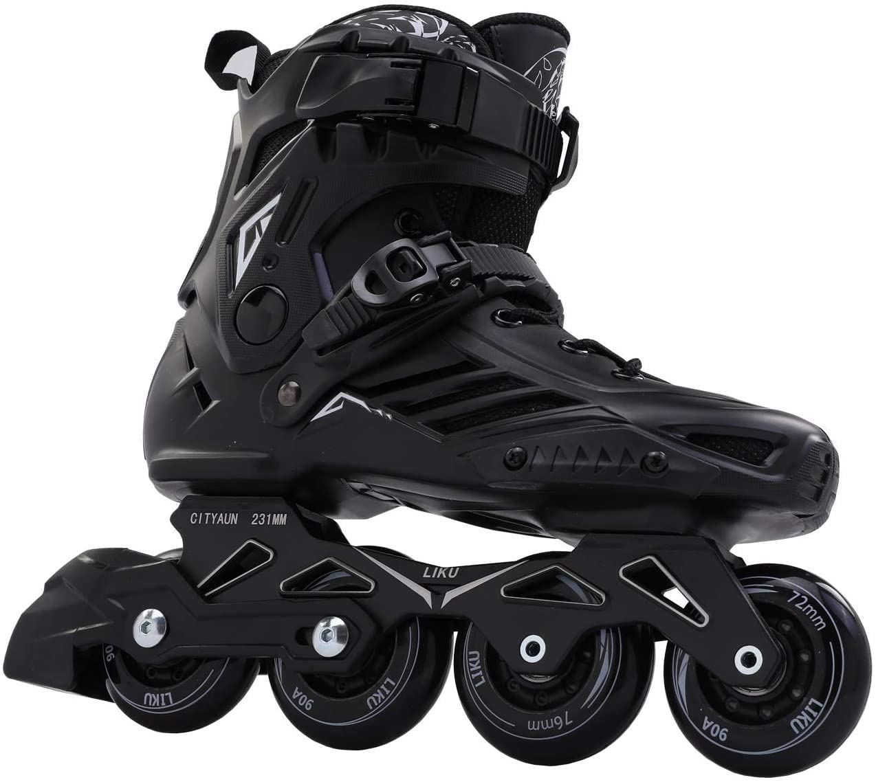 LIKU Black Professional Inline Skates