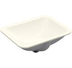 Biscuit Caxton Rectangle 20-5/16 in. x 15-3/4 in. Undermount Bathroom Sink