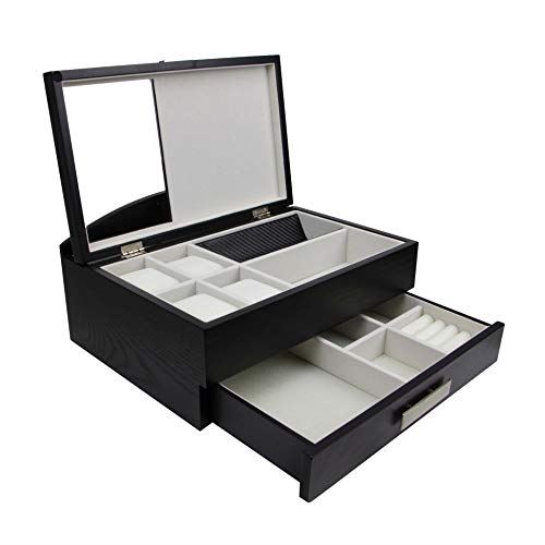 Jewelry Box Organizer with Sawyer Valet Station and Watch Case