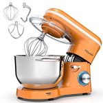 Food Mixer With 6.55 Quart Stainless Steel Bowl, 6-Speed Control Dough Mixer
