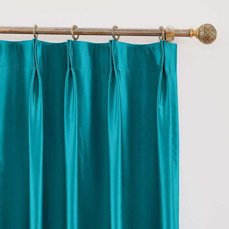 CUSTOM Lao Hang Zhou Peacock Polyester Cotton Thermal Insulated Curtain