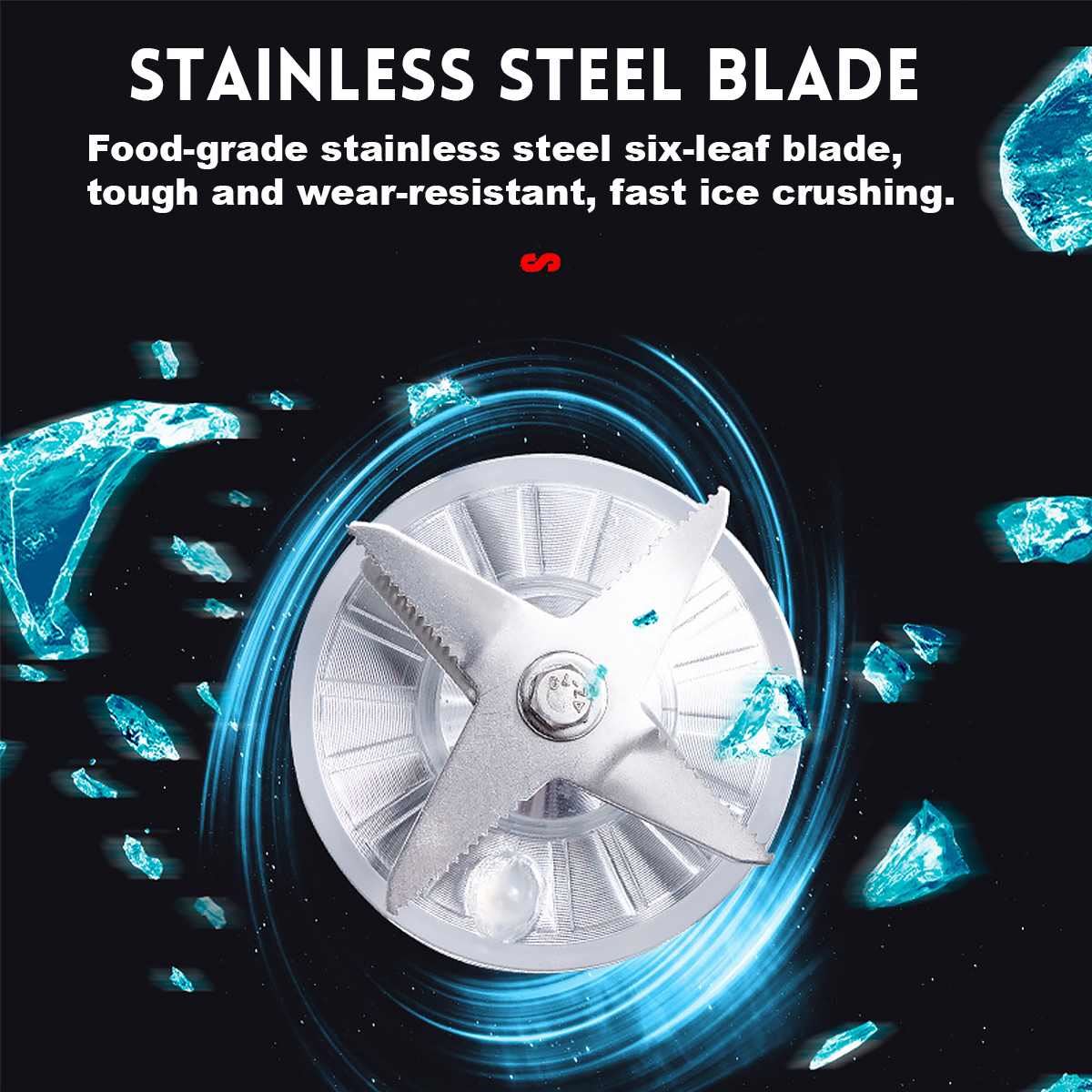 Kitchen Blender Professional Heavy Duty Commercial Mixer Juicer 32000rpm Speed Grinder