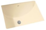 Ceramic Undermount Rectangular Bathroom sink, 23.63” L x 16.63” W x 8.25