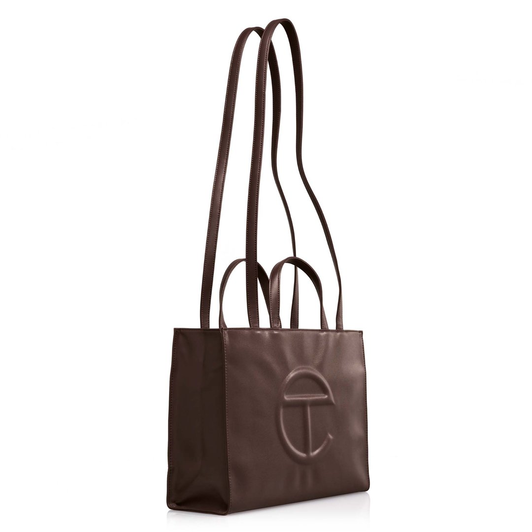 Medium Chocolate Shopping Bag
