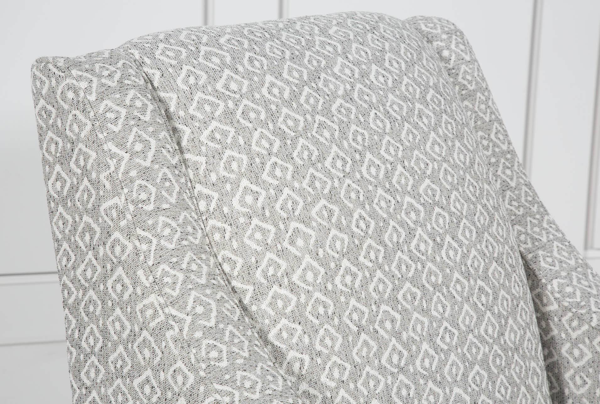 Accent Chair - Cameron II Accent Chair Casual - Grey - Fabric - Geometric - 33x22W x 35x22D x 40x22H at Living Spaces