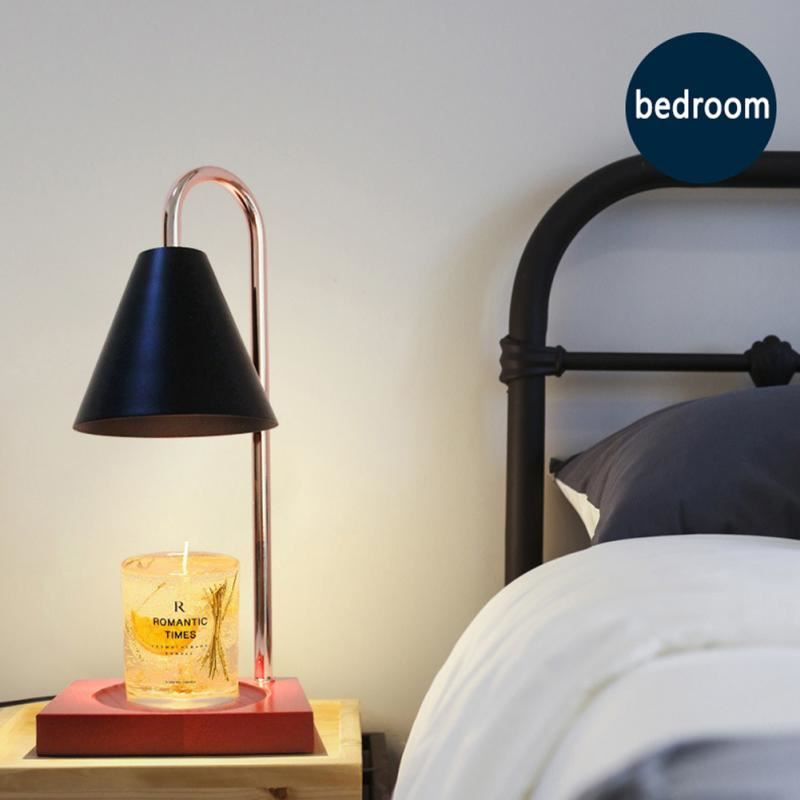 reative Aromatherapy Lamp Candle Fragrance Melting Candle Lamp Bedside Bedroom