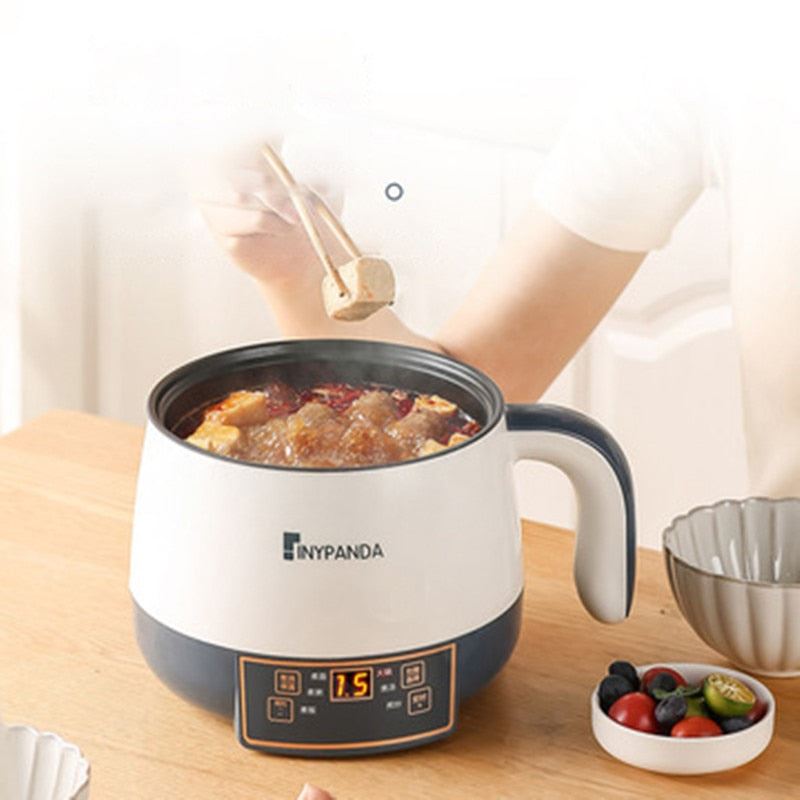Multicooker Electric Cooking Pot 1-2 People Small Rice Cooker Household Hot Pot Electric Steamer Non-stick