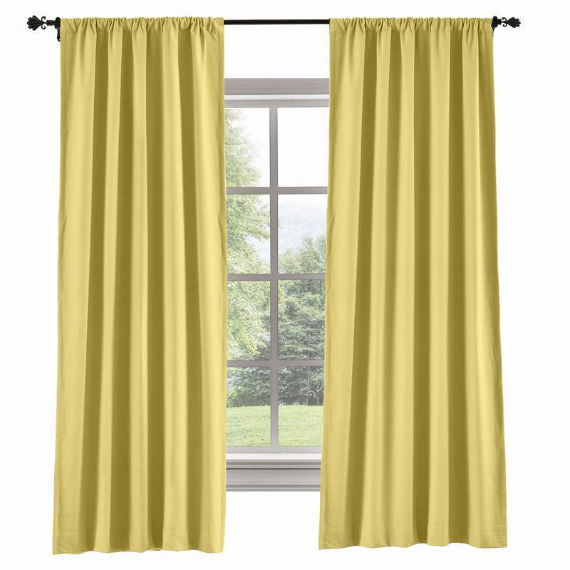 CAPRI Cotton Linen Polyester Curtain Drapery Custom