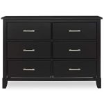 Universal Kids Bedroom Double Dresser w/ Six Drawers/ 46x18x32.3 Inch /Pack of 1