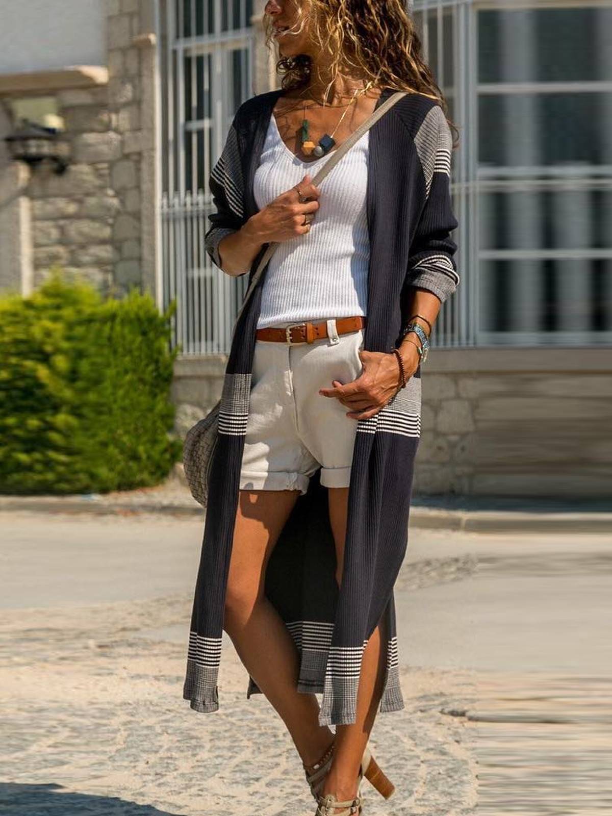 Black Vintage Cotton-Blend Outerwear