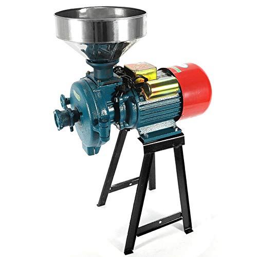 Electric Mill Grinder 110V 3000W, Commercial Electric Feed Mill Dry Grinder