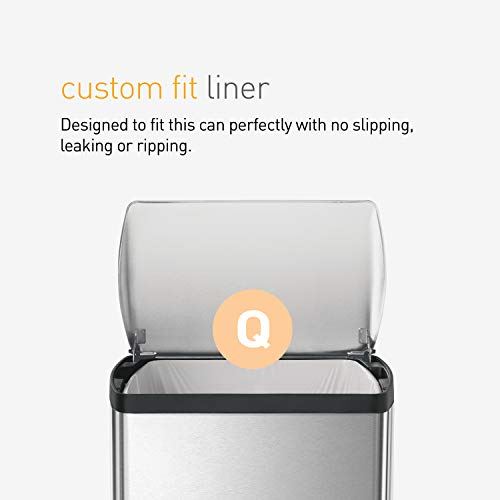 13.2 Gallon Rectangular Kitchen Step Trash Can