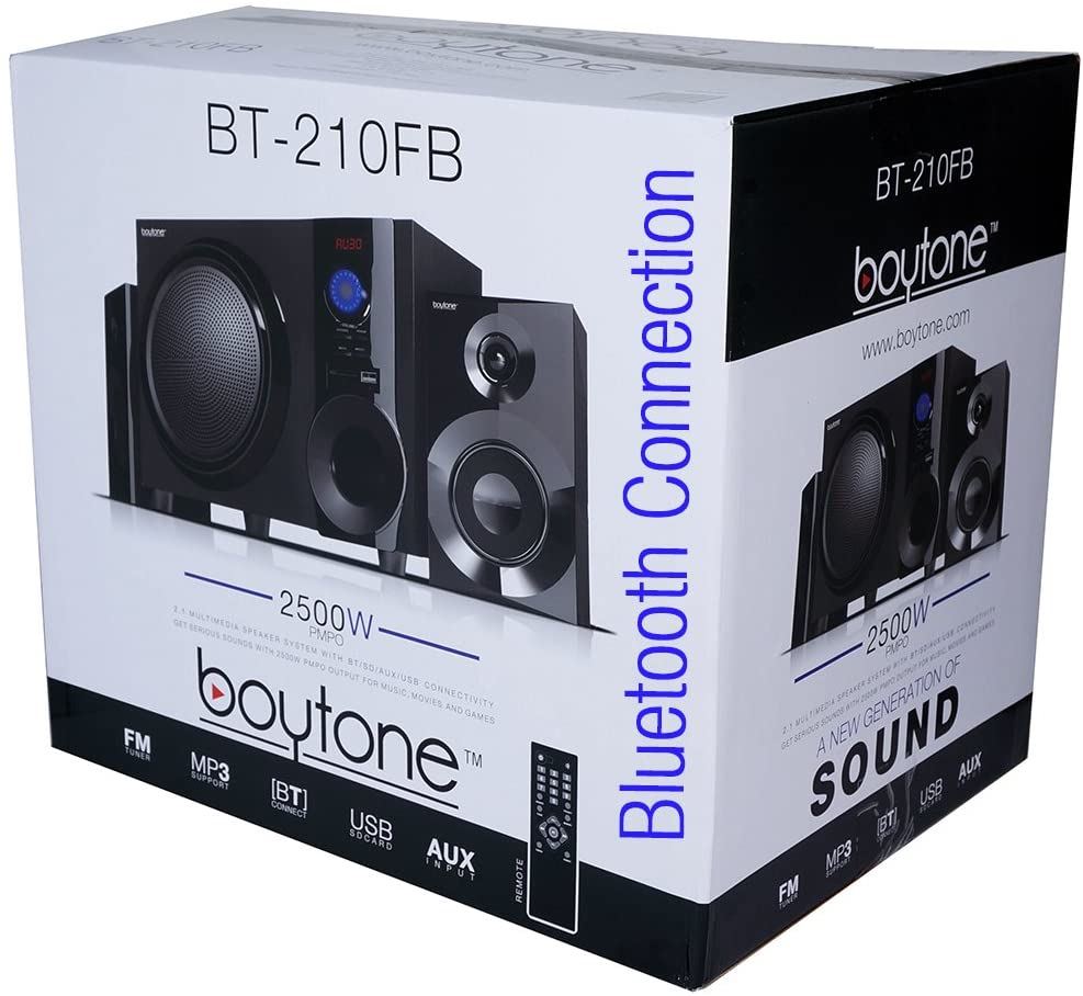 Boy tone BT-210FB Wireless Bluetooth Stereo Audio Speaker with Powerful Sound
