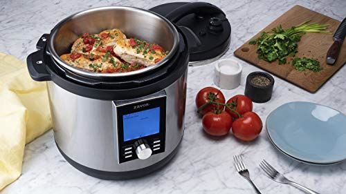 8 Quart Programmable Electric Multi-Cooker: Pressure Cooker