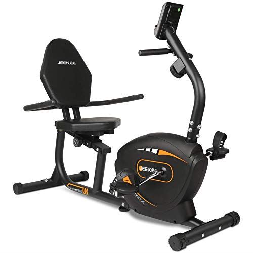 JEEKEE Recumbent Indoor Exercise Bike for Adults Seniors