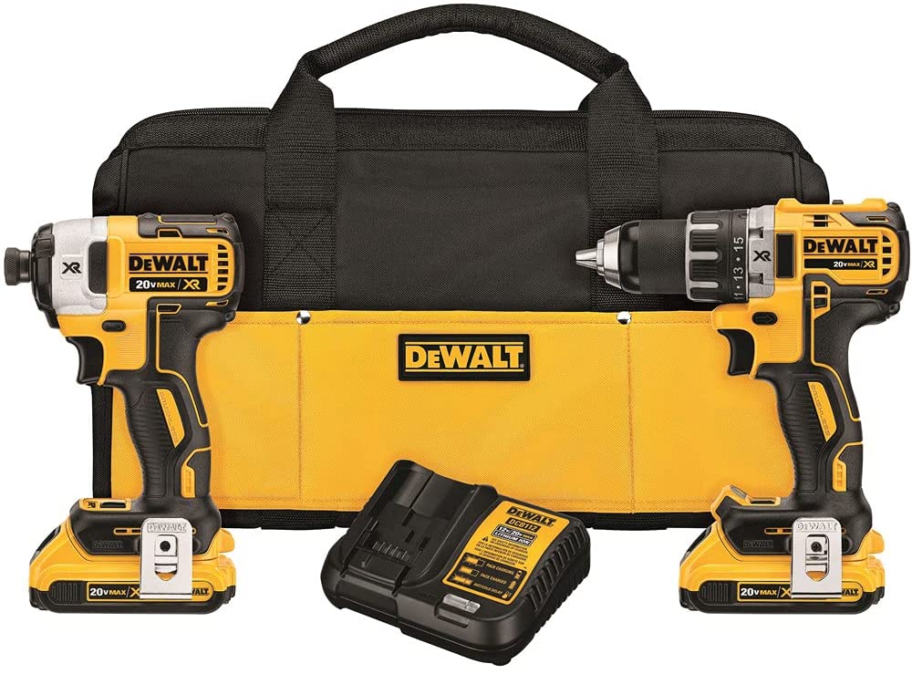 20V Max Cordless Drill Combo Kit, 2-Tool