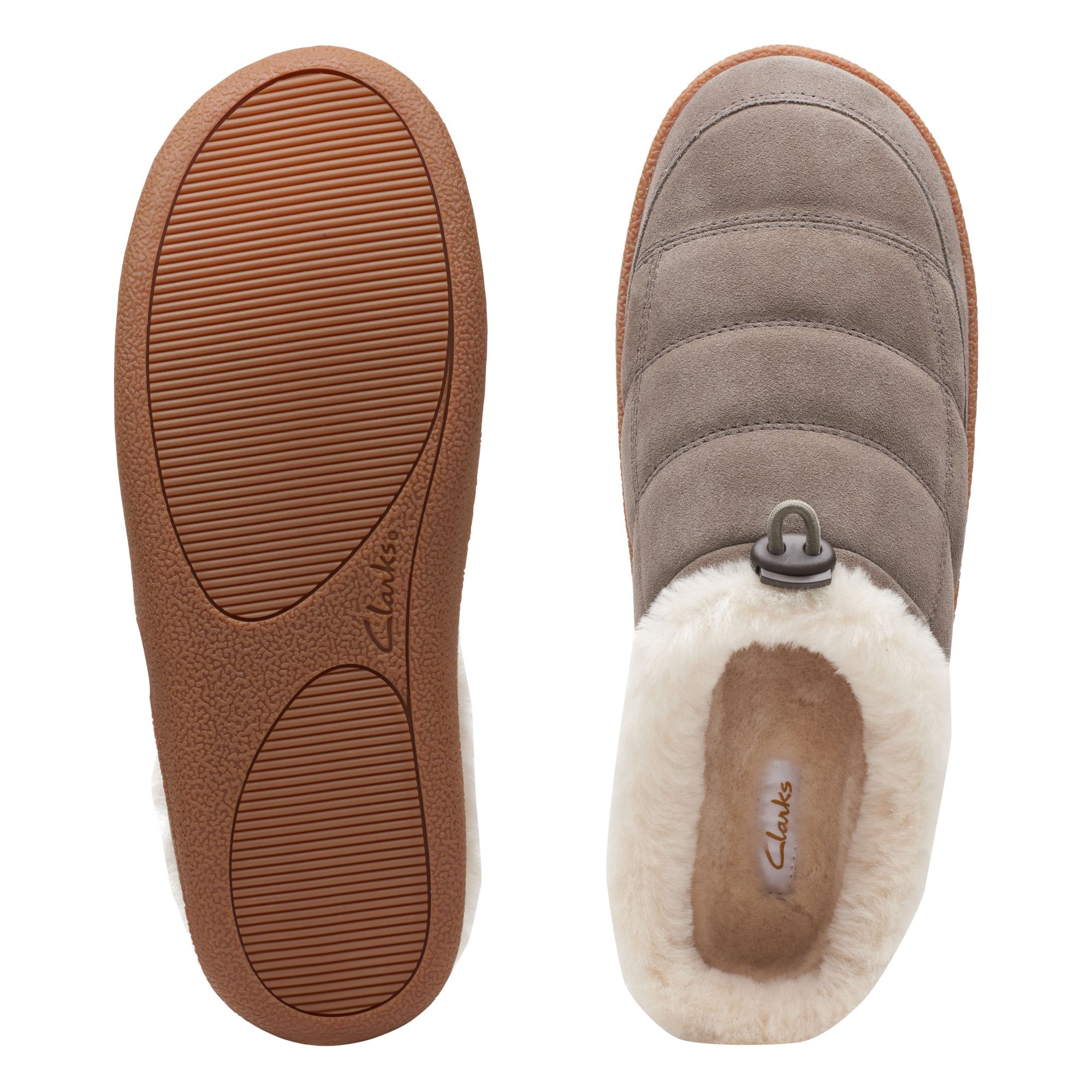 Men  Pilton Mule Stone Suede