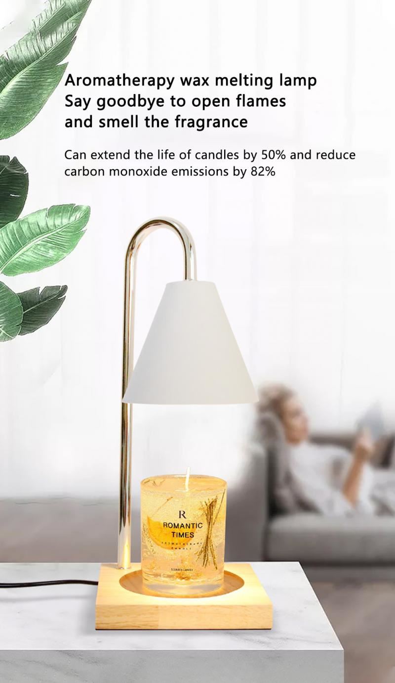 reative Aromatherapy Lamp Candle Fragrance Melting Candle Lamp Bedside Bedroom