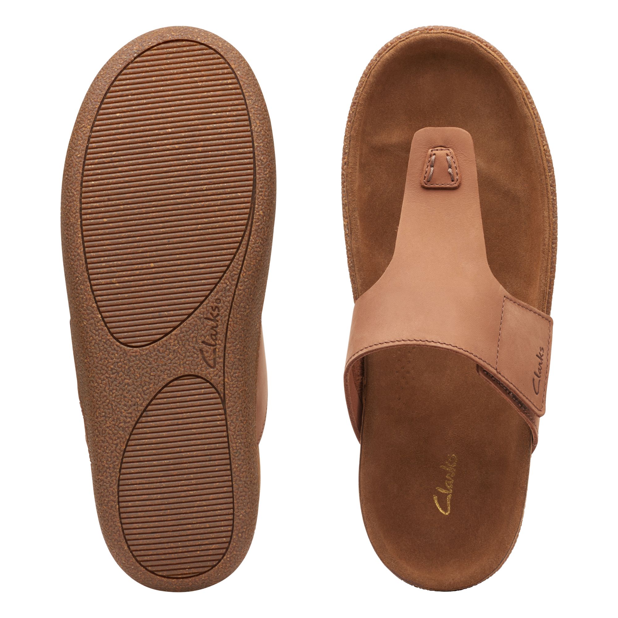 Men Sandals Pilton Post Dark Tan Nubuck