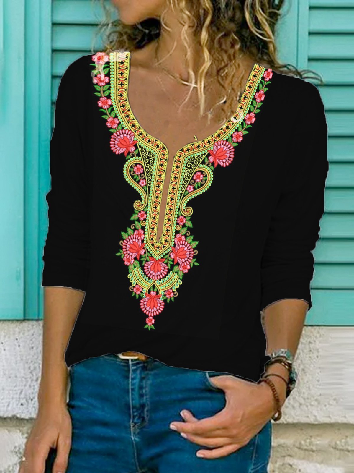 Long Sleeve Jersey Shirts & Tops