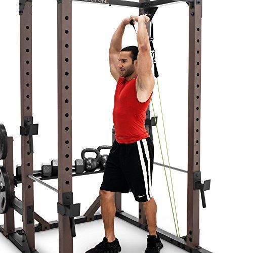 Steelbody Strength Training Monster Cage Squat Rack Home Gym Station- Black