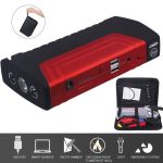 Portable 68800mAH 12V Emergency Starting Device Multi-Function Car Booster w/USB Charger Led Light