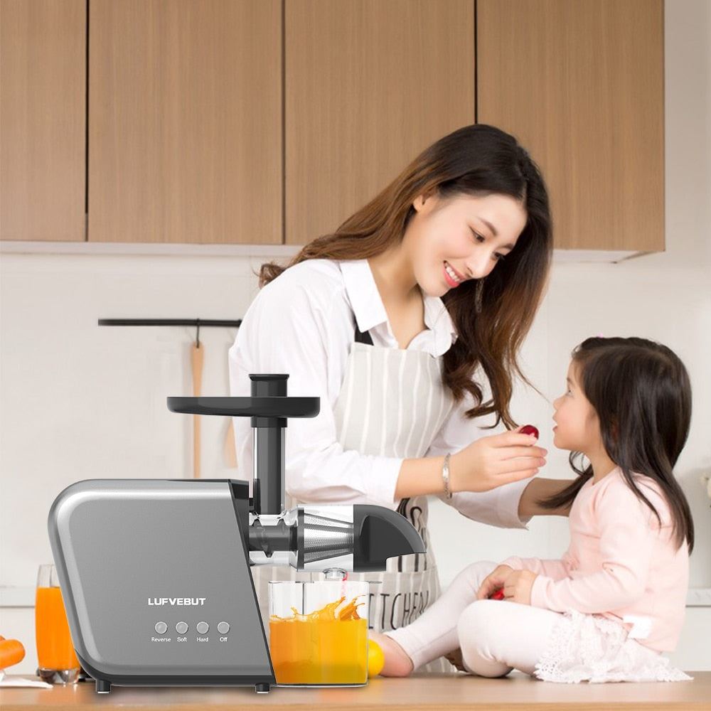 Juicer Electric High Nutrition Vegetables And Fruits Slow Blender Soft And Hard Modes