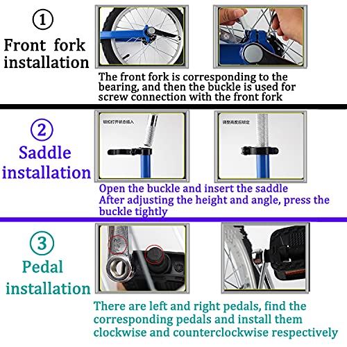 20inch Unicycles with Handles �C Adults/Heavy Duty People/Professionals