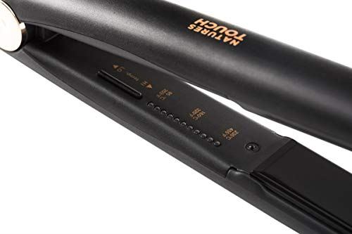 Hair Straightener and Curling Iron with Titanium & Ceramic Plates, Dual