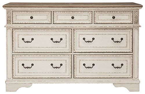 Realyn French Country 7 Drawer Dresser with Two Tone
