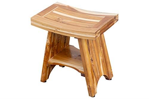Serenity Shower Stool, 18′′, Natural