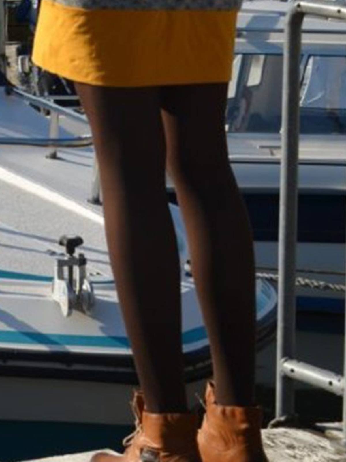 Women stretch Plain Thick Leggings & Socks