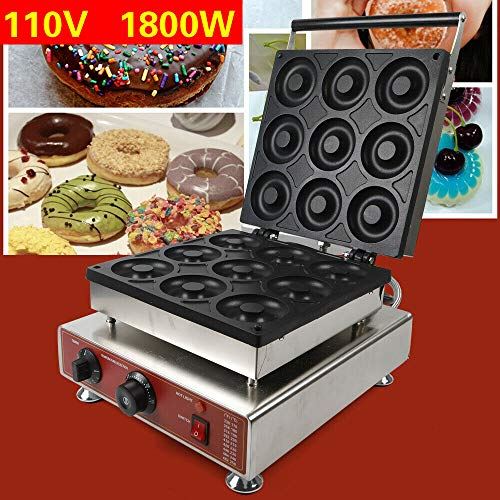 Electric Doughnut Maker Machine Baker Home Use Non-Stick