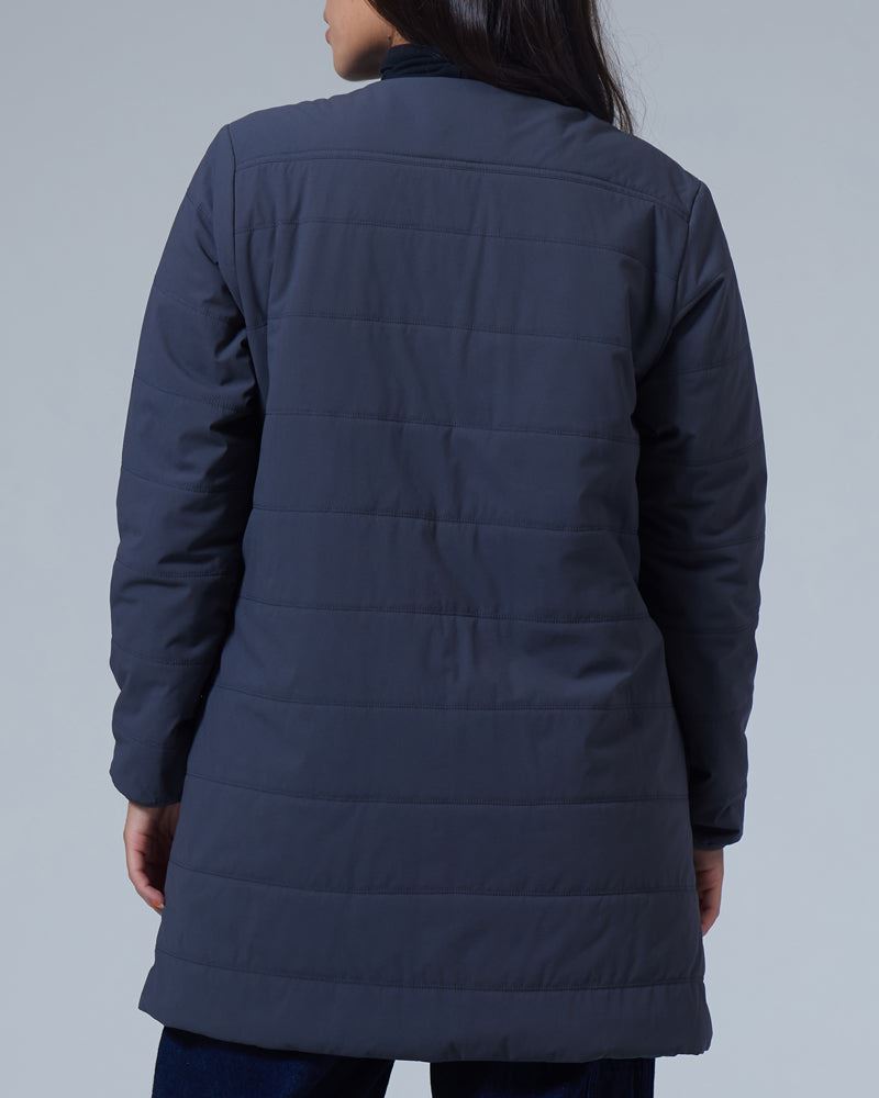 Flexible Insulated Long Cardigan