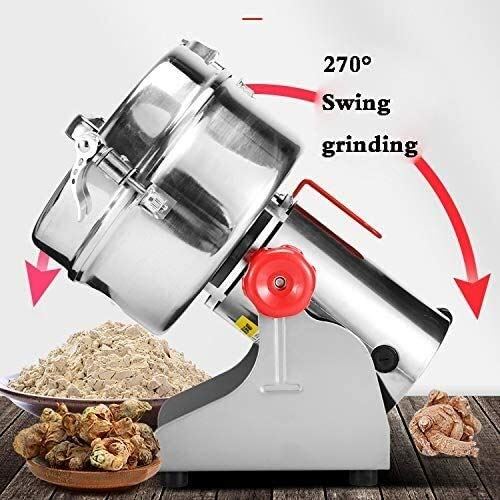 Electric Grain Mills Grinder Powder 2500g Stainless Steel