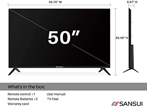 50 inch UHD HDR 4K Smart TV with Google Assistant (Voice Control), HDMI & USB