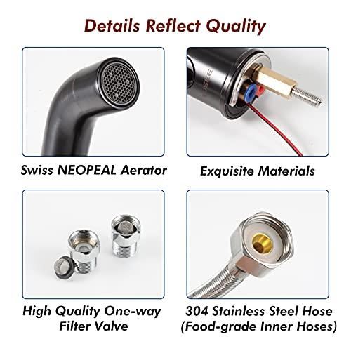 Bathroom Faucet, Bathroom Sink Faucet with Touchless and Touch on Function