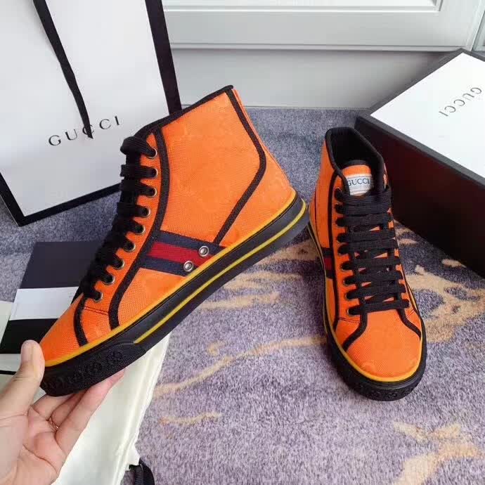 20秋季最新专柜款-古驰Gucci秋季新款1977系列高帮版！超经典好看 休闲运动百搭